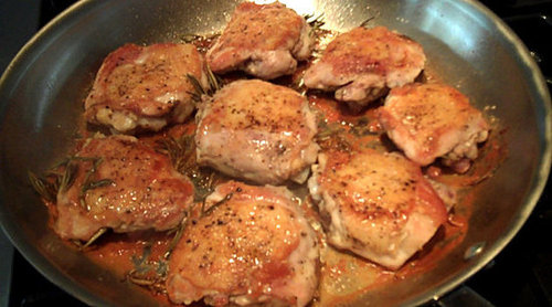 Rosemary Chicken Under a "Brick" Rosemary Chicken Under a "Brick"