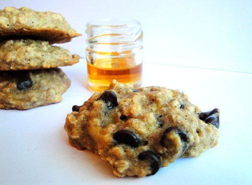 Banana Choc Chip Oatmeal Cookies