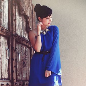 One Shoulder Dress Street Style