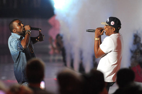 Jay-Z and Kanye West performed together at the show in 2011.
Jay-Z and Kanye West performed together at the show in 2011.
