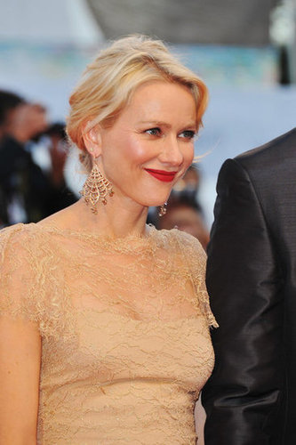 Naomi Watts looked stunning in a lace Marchesa dress.
Naomi Watts looked stunning in a lace Marchesa dress.