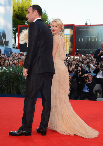 Naomi Watts and Liev Schreiber Hold Hands During His Venice Premiere Naomi Watts and Liev Schreiber Hold Hands During His Venice Premiere