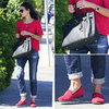 Jordana Brewster Wearing Madewell Top