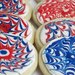 Red, White, and Blue Cookies