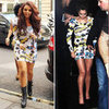Cheryl Cole and Jesy Nelson in Lazy Oaf Batman Dress
