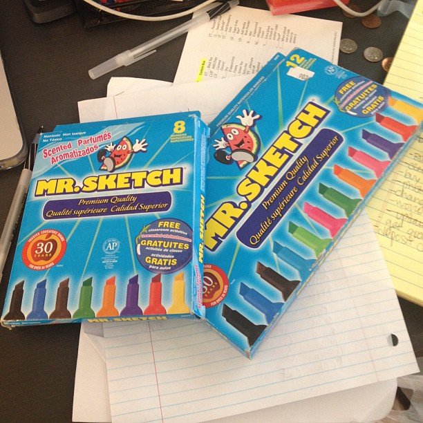 Using Our Scented Markers Using Our Scented Markers