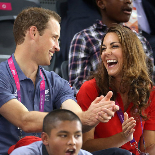 Kate Middleton and Prince William at Paralympic Cycling