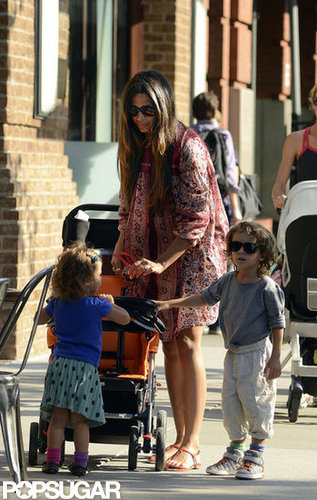 Camila Alves and Kids Keep Close to Matthew McConaughey in Manhattan Camila Alves and Kids Keep Close to Matthew McConaughey in Manhattan