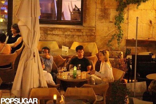 Tom Cruise grabbed a drink with company in Hvar.
Tom Cruise grabbed a drink with company in Hvar.