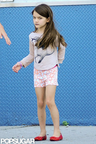 Katie and Suri Hit the Town With a New Furry Friend Katie and Suri Hit the Town With a New Furry Friend