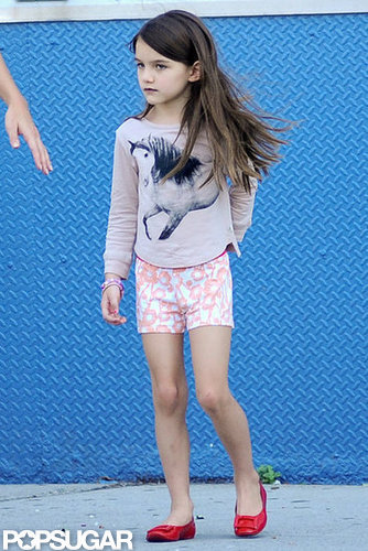 Katie and Suri Hit the Town With a New Furry Friend Katie and Suri Hit the Town With a New Furry Friend