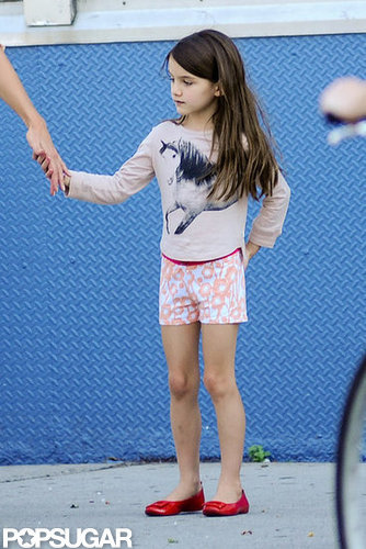 Katie and Suri Hit the Town With a New Furry Friend Katie and Suri Hit the Town With a New Furry Friend