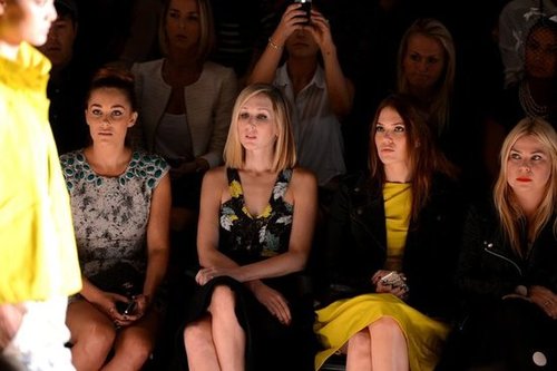 Lauren Conrad and Mandy Moore both had front row seats at the Lela Rose show.
Lauren Conrad and Mandy Moore both had front row seats at the Lela Rose show.