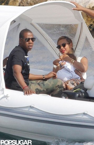 Jay-Z and Beyoncé celebrated her 31st birthday with Blue Ivy on a St. Bart's getaway in September 2012.
Jay-Z and Beyoncé celebrated her 31st birthday with Blue Ivy on a St. Bart's getaway in September 2012.
