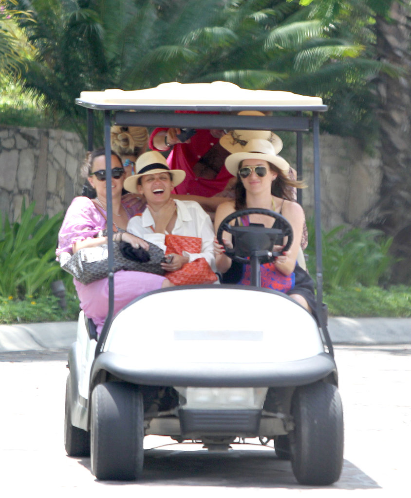 Nicole Richie and friends went on a wild golf cart adventure while logging girls' time in Cabo in September 2012.
Nicole Richie and friends went on a wild golf cart adventure while logging girls' time in Cabo in September 2012.