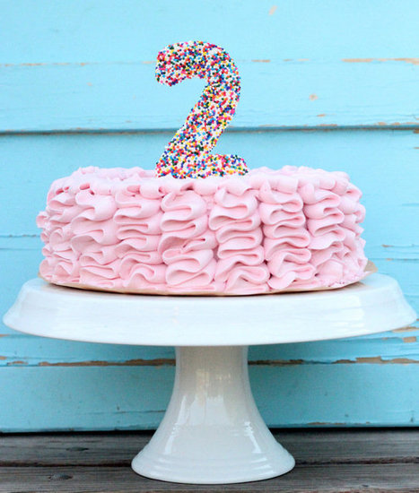 Sprinkle-Topped Ruffle Cake Sprinkle-Topped Ruffle Cake