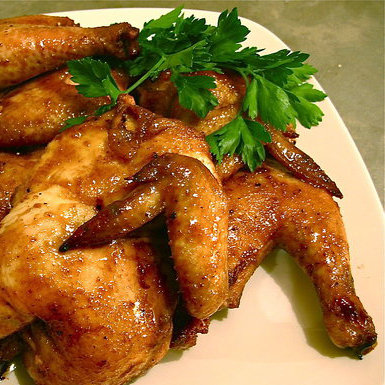 Honey and Cumin-Glazed Cornish Hens Honey and Cumin-Glazed Cornish Hens
