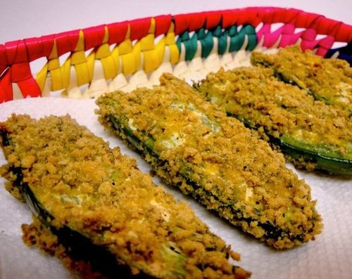 Baked Jalapeño Cheese Poppers