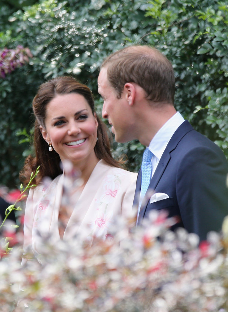 Kate flashed a smile at Prince William during a 2012 orchid-naming ceremony in honor of Princess Diana in Singapore.
Kate flashed a smile at Prince William during a 2012 orchid-naming ceremony in honor of Princess Diana in Singapore.
