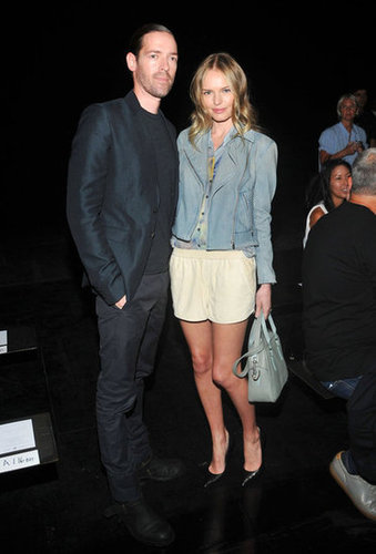 Michael Polish and Kate Bosworth posed together backstage.
Michael Polish and Kate Bosworth posed together backstage.