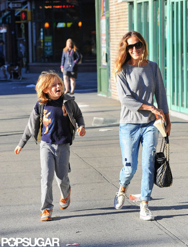 Sarah Jessica Parker Breaks From the Front Row For the School Run Sarah Jessica Parker Breaks From the Front Row For the School Run