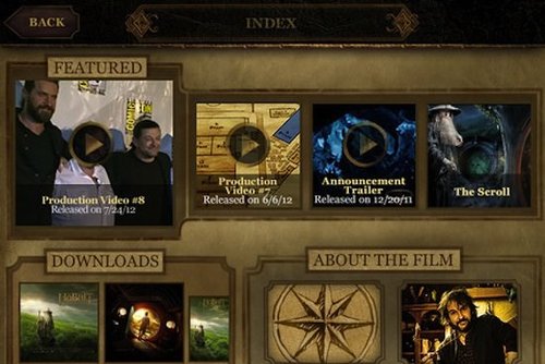 The Hobbit Movie iPhone App