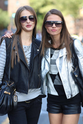 Edgy leather times two for this duo.
Source: Greg Kessler
Edgy leather times two for this duo.
Source: Greg Kessler
