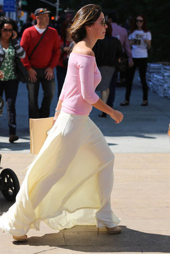 Off-the-shoulder matched with a full, sheer skirt is just dramatic enough.
Source: Greg Kessler
Off-the-shoulder matched with a full, sheer skirt is just dramatic enough.
Source: Greg Kessler