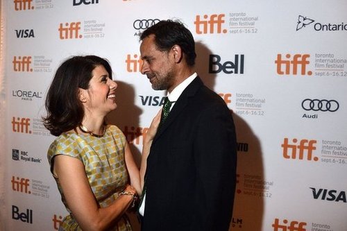 Marisa Tomei linked up with Alexander Siddig on the red carpet at the Inescapable premiere at the Toronto International Film Festival.
Marisa Tomei linked up with Alexander Siddig on the red carpet at the Inescapable premiere at the Toronto International Film Festival.