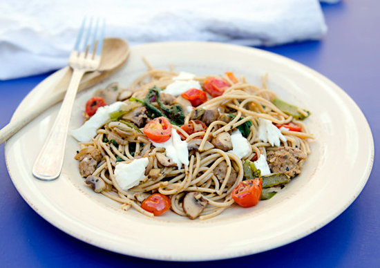 "Meaty" Veggie Pasta