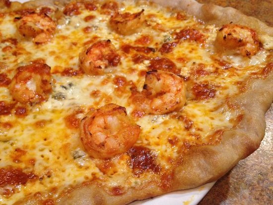 Buffalo Shrimp Pizza
