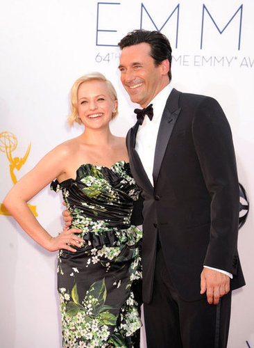 Jon Hamm and Elizabeth Moss were all smiles.
Jon Hamm and Elizabeth Moss were all smiles.