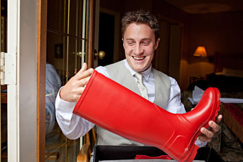 Rainboots For the Groom Rainboots For the Groom