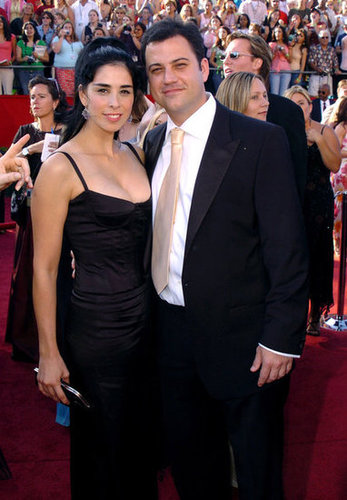 Sarah Silverman and Jimmy Kimmel attended the Emmy Awards together in 2004.
Sarah Silverman and Jimmy Kimmel attended the Emmy Awards together in 2004.