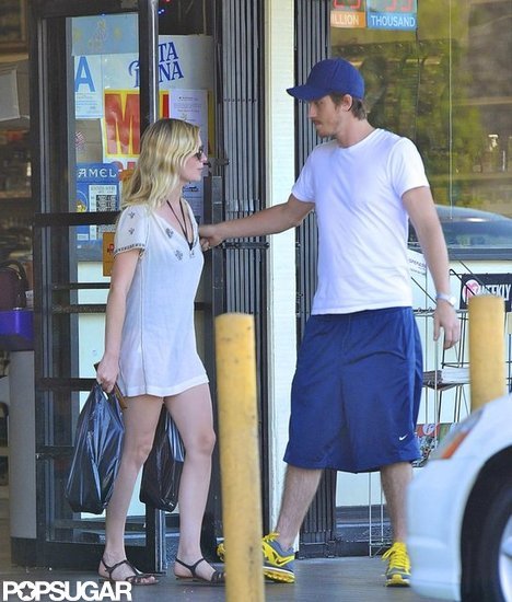 Kirsten Dunst and Garrett Hedlund stopped at a market in LA.
Kirsten Dunst and Garrett Hedlund stopped at a market in LA.