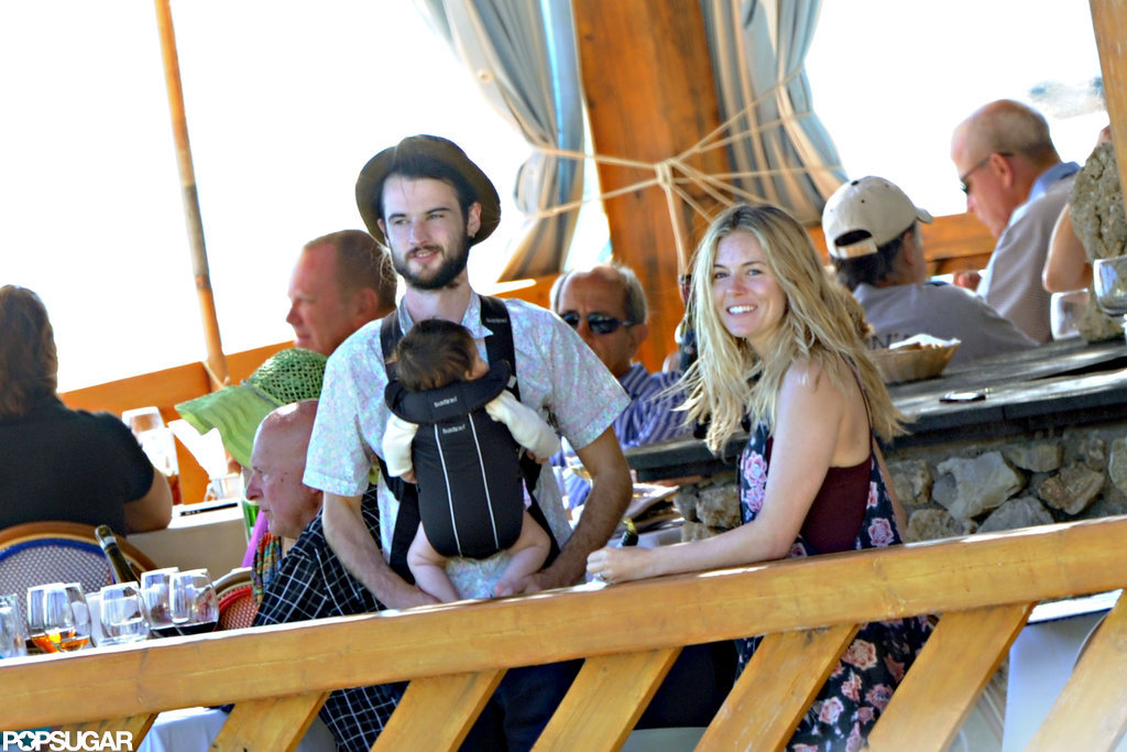 Sienna Miller and Tom Sturridge took baby Marlowe on her first vacation to Positano.
Sienna Miller and Tom Sturridge took baby Marlowe on her first vacation to Positano.