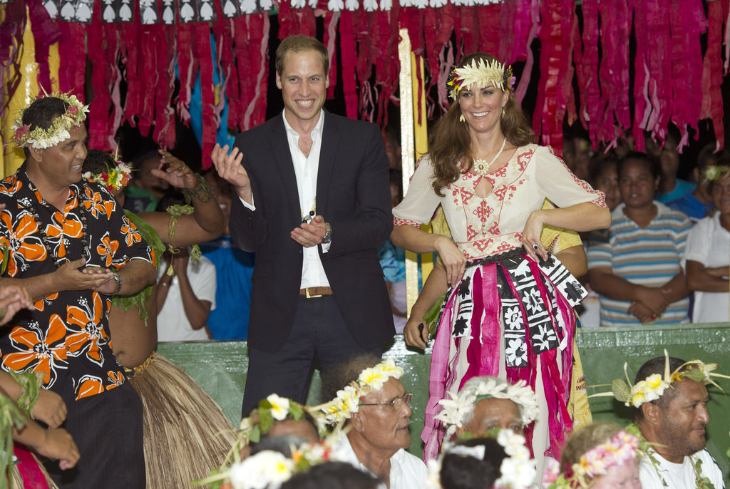 William and Kate flashed big smiles on day eight of their 2012 tour for the queen's Diamond Jubilee.
William and Kate flashed big smiles on day eight of their 2012 tour for the queen's Diamond Jubilee.