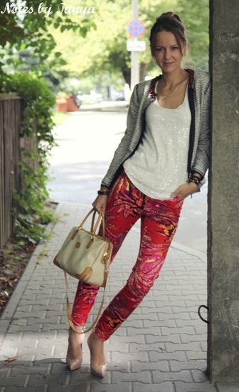 Fun Print and Blazer