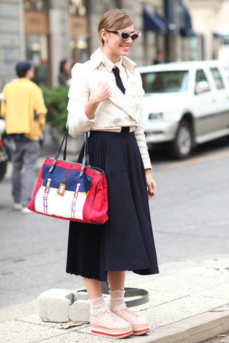 This styler went bold with her accessories for a quirky-cool effect.
Source: Greg Kessler
This styler went bold with her accessories for a quirky-cool effect.
Source: Greg Kessler