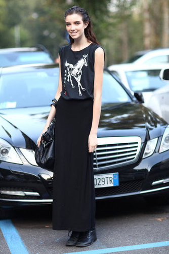 This maxi got a casual twist with a vintage-feeling tee.
Source: Greg Kessler
This maxi got a casual twist with a vintage-feeling tee.
Source: Greg Kessler