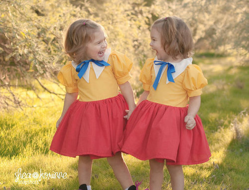 Tweedle Dee and Tweedle Dum Matching Dresses Tweedle Dee and Tweedle Dum Matching Dresses