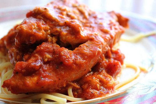 Slow Cooker Chicken Parmesan Slow Cooker Chicken Parmesan