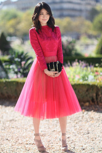 Pretty in pink and tulle.
Pretty in pink and tulle.