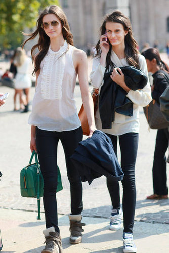 Pumped-up kicks and old school Converse are all part of the model off-duty look.
Source: Greg Kessler
Pumped-up kicks and old school Converse are all part of the model off-duty look.
Source: Greg Kessler