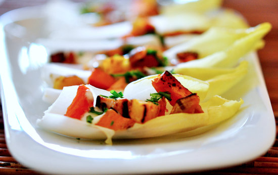 Sweet Potato-Bacon Endive Boats Sweet Potato-Bacon Endive Boats