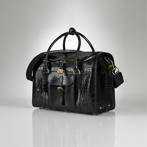 Ralph Lauren Crocodile Pet Carrier ($18,000) Ralph Lauren Crocodile Pet Carrier ($18,000)