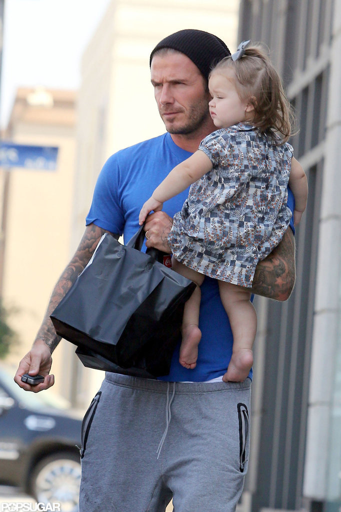 David and Harper Beckham Make an Adorable Afternoon Duo David and Harper Beckham Make an Adorable Afternoon Duo
