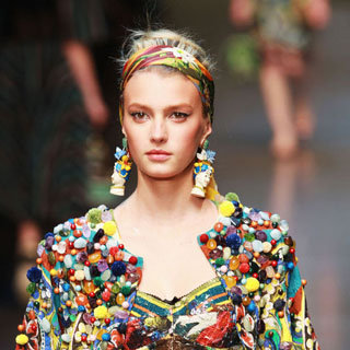 Pictures of All the Beauty Looks at Spring 2013 Milan Fashion Week From Marni, Gucci and More