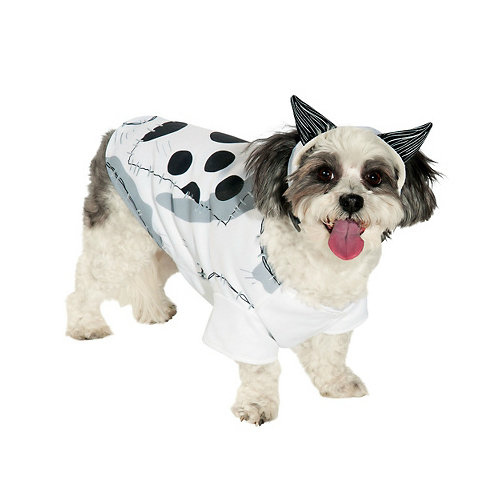 Opening this Friday, Oct. 5, Tim Burton's next dark yet heartwarming animated frolic, Frankenweenie, tells the tale of a boy who resurrects his beloved canine companion . . . and then all hell breaks loose! The raised-from-the-dead Sparky costume ($17) should be a hot ticket for pups this Halloween.
Opening this Friday, Oct. 5, Tim Burton's next dark yet heartwarming animated frolic, Frankenweenie, tells the tale of a boy who resurrects his beloved canine companion . . . and then all hell breaks loose! The raised-from-the-dead Sparky costume ($17) should be a hot ticket for pups this Halloween.