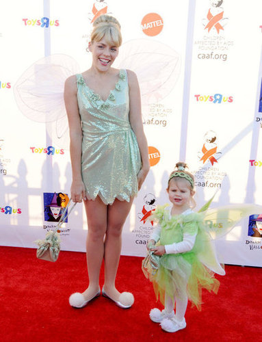 Busy Philipps and her daughter, Birdie, dressed as Tinkerbell at an LA party in 2010.
Busy Philipps and her daughter, Birdie, dressed as Tinkerbell at an LA party in 2010.